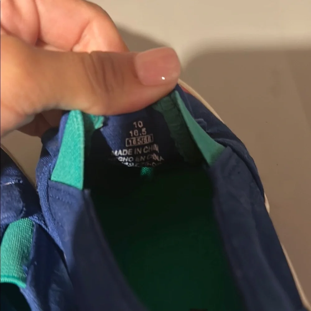 Old Navy Blue and Green Monster Face Sneakers